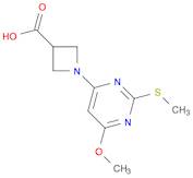 1-(6-Methoxy-2-Methylsulfanyl-pyriMidin-4-yl)-azetidine-3-carboxylic acid