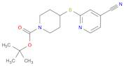 tert-Butyl 4-((4-cyanopyridin-2-yl)thio)piperidine-1-carboxylate