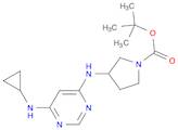 3-(6-CyclopropylaMino-pyriMidin-4-ylaMino)-pyrrolidine-1-carboxylic acid tert-butyl ester