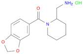 (2-AMinoMethyl-piperidin-1-yl)-benzo[1,3]dioxol-5-yl-Methanone hydrochloride