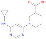 1-(6-CyclopropylaMino-pyriMidin-4-yl)-piperidine-3-carboxylic acid