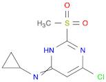 (6-Chloro-2-methanesulfonyl-pyrimidin-4-yl)-cyclopropyl-amine