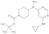 4-[(6-CyclopropylaMino-pyriMidin-4-yl)-Methyl-aMino]-piperidine-1-carboxylic acid tert-butyl ester