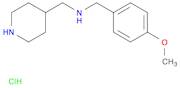 (4-Methoxy-benzyl)-piperidin-4-ylMethyl-aMine hydrochloride