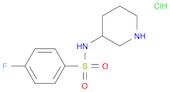 4-Fluoro-N-piperidin-3-yl-benzenesulfonaMide hydrochloride