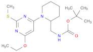 [1-(6-Ethoxy-2-Methylsulfanyl-pyriMidin-4-yl)-piperidin-2-ylMethyl]-carbaMic acid tert-butyl ester