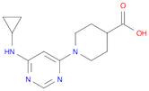 1-(6-CyclopropylaMino-pyriMidin-4-yl)-piperidine-4-carboxylic acid