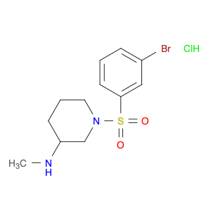 [1-(3-BroMo-benzenesulfonyl)-piperidin-3-yl]-Methyl-aMine hydrochloride