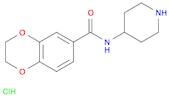 2,3-Dihydro-benzo[1,4]dioxine-6-carboxylic acid piperidin-4-ylaMide hydrochloride