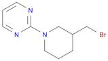 2-(3-BroMoMethyl-piperidin-1-yl)-pyriMidine