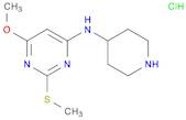 (6-Methoxy-2-Methylsulfanyl-pyriMidin-4-yl)-piperidin-4-yl-aMine hydrochloride