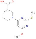 1-(6-Methoxy-2-Methylsulfanyl-pyriMidin-4-yl)-piperidine-3-carboxylic acid