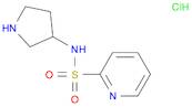 Pyridine-2-sulfonic acid pyrrolidin-3-ylaMide hydrochloride