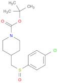 4-(4-Chloro-benzenesulfinylmethyl)-piperidine-1-carboxylic acid tert-butyl ester