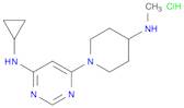 Cyclopropyl-[6-(4-MethylaMino-piperidin-1-yl)-pyriMidin-4-yl]-aMine hydrochloride