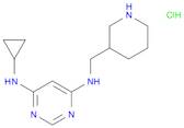 N-Cyclopropyl-N'-piperidin-3-ylMethyl-pyriMidine-4,6-diaMine hydrochloride