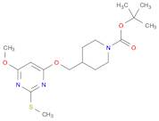 4-(6-Methoxy-2-Methylsulfanyl-pyriMidin-4-yloxyMethyl)-piperidine-1-carboxylic acid tert-butyl est…