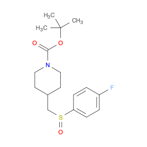 4-(4-Fluoro-benzenesulfinylmethyl)-piperidine-1-carboxylic acid tert-butyl ester