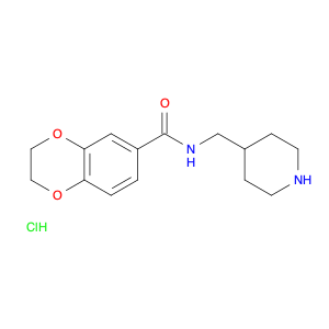 2,3-Dihydro-benzo[1,4]dioxine-6-carboxylic acid (piperidin-4-ylMethyl)-aMide hydrochloride