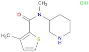 3-Methyl-thiophene-2-carboxylic acid methyl-piperidin-3-yl-amide hydrochloride