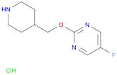 5-Fluoro-2-(piperidin-4-ylmethoxy)-pyrimidine hydrochloride