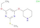 4-Ethoxy-2-Methylsulfanyl-6-(piperidin-3-yloxy)-pyriMidine hydrochloride