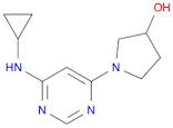 1-(6-CyclopropylaMino-pyriMidin-4-yl)-pyrrolidin-3-ol