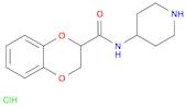 2,3-Dihydro-benzo[1,4]dioxine-2-carboxylic acid piperidin-4-ylaMide hydrochloride