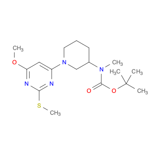 [1-(6-Methoxy-2-Methylsulfanyl-pyriMidin-4-yl)-piperidin-3-yl]-Methyl-carbaMic acid tert-butyl e...