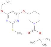 3-(6-Ethoxy-2-Methylsulfanyl-pyriMidin-4-yloxy)-piperidine-1-carboxylic acid tert-butyl ester