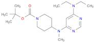 4-[(6-DiethylaMino-pyriMidin-4-yl)-Methyl-aMino]-piperidine-1-carboxylic acid tert-butyl ester