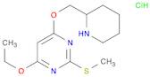 4-Ethoxy-2-Methylsulfanyl-6-(piperidin-2-ylMethoxy)-pyriMidine hydrochloride