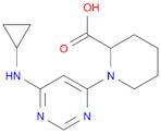 1-(6-CyclopropylaMino-pyriMidin-4-yl)-piperidine-2-carboxylic acid