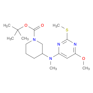 3-[(6-Methoxy-2-Methylsulfanyl-pyriMidin-4-yl)-Methyl-aMino]-piperidine-1-carboxylic acid tert-b...