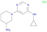 [6-(3-AMino-piperidin-1-yl)-pyriMidin-4-yl]-cyclopropyl-aMine hydrochloride