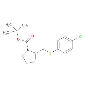 2-(4-Chloro-phenylsulfanylmethyl)-pyrrolidine-1-carboxylic acid tert-butyl ester