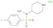 4-Fluoro-N-Methyl-N-piperidin-4-yl-benzenesulfonaMide hydro、chloride