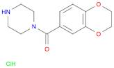 (2,3-Dihydro-benzo[1,4]dioxin-6-yl)-piperazin-1-yl-Methanone hydrochloride