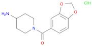 (4-AMino-piperidin-1-yl)-benzo[1,3]dioxol-5-yl-Methanone hydrochloride