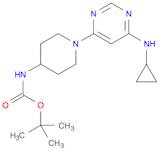 [1-(6-CyclopropylaMino-pyriMidin-4-yl)-piperidin-4-yl]-carbaMic acid tert-butyl ester