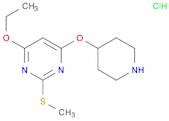 4-Ethoxy-2-Methylsulfanyl-6-(piperidin-4-yloxy)-pyriMidine hydrochloride