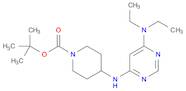 4-(6-DiethylaMino-pyriMidin-4-ylaMino)-piperidine-1-carboxylic acid tert-butyl ester