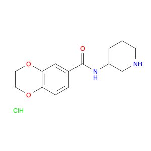 N-(PIPERIDIN-3-YL)-2,3-DIHYDROBENZO[B][1,4]DIOXINE-6-CARBOXAMIDE HYDROCHLORIDE