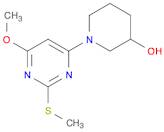 1-(6-Methoxy-2-Methylsulfanyl-pyriMidin-4-yl)-piperidin-3-ol