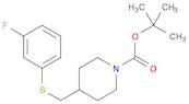 4-(3-Fluoro-phenylsulfanylmethyl)-piperidine-1-carboxylic acid tert-butyl ester