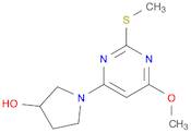 1-(6-Methoxy-2-Methylsulfanyl-pyriMidin-4-yl)-pyrrolidin-3-ol