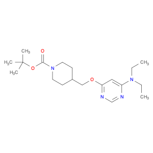 4-(6-DiethylaMino-pyriMidin-4-yloxyMethyl)-piperidine-1-carboxylic acid tert-butyl ester