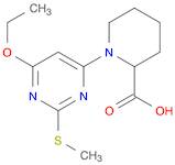 1-(6-Ethoxy-2-Methylsulfanyl-pyriMidin-4-yl)-piperidine-2-carboxylic acid