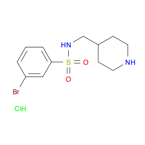 3-BroMo-N-piperidin-4-ylMethyl-benzenesulfonaMide hydrochloride