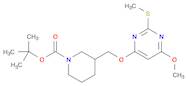 3-(6-Methoxy-2-Methylsulfanyl-pyriMidin-4-yloxyMethyl)-piperidine-1-carboxylic acid tert-butyl est…